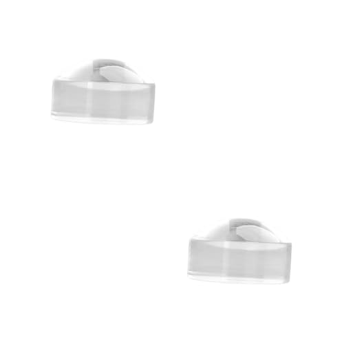 PACKOVE 2pcs Acrylic Optical Magnifying Glass Dome for Reading Map Viewing High Resolution Paperweight Magnifier Hemispherical Design Finish