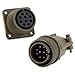 Amphenol Industrial Circular Connector, Threaded, Crimp, Circular Industrial, Mil - C - 5015 Series, Plug, 2, Socket Rohs Compliant: No - AIT6AA20-23SC