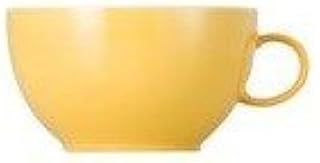 EKM Living Thomas 10850-408502-14672 Sunny Day - Juego de tazas de café (4 unidades), color amarillo