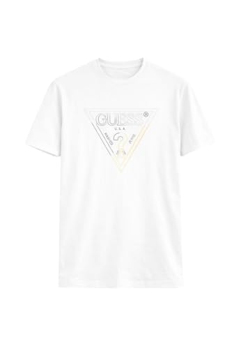 GUESS T-shirt en jersey de coton doux coupe ajustée haut de gamme