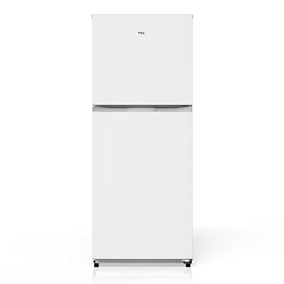 TCL 11.6 Cu Ft Counter-Depth Refrigerator with Freezer in White, Frost Free Energy Efficient Fridge for Dorm, Apartment, Kitchen, Garage & Office