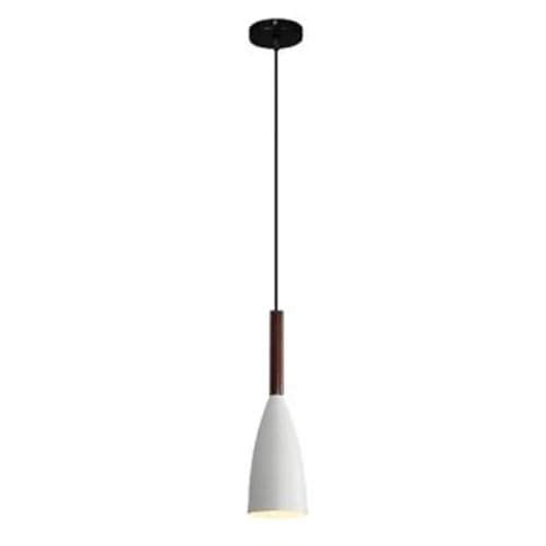 Lampe suspendue minimaliste pour éclairer efficacement un plan de travail sombre