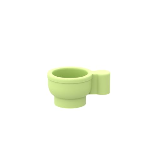 Gobricks GDS-90127 38014 Props Water Cup Mug, Yellowish Green, 50 pcs