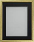 Frame Company Black Mount Drayton Gold With 12X10 For Image Size 10X8 Inch