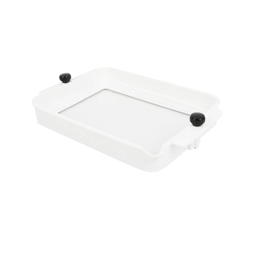 BDAYEK Impresora 3D Kit de Tina de Resina, Bandeja de plástico Blanco, Piezas de Impresora 3D for_CL-89 HALOT-Sky_CL-89L HALOT-Lite_LD-006(Halot-One Pro)