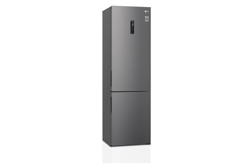 LG GBP62DSXCC1 - Frigorífico Combi No Frost, 203 cm y 419 L, Frigorífico Congelador y Cajón FreshC, Frigorífico con DoorCooling, Compresor Smart Inverter y App, Color Inox Grafito Antihuellas