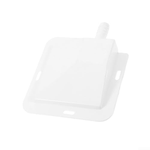 Bandeja de goteo de aire acondicionado a prueba de fugas, bandeja de drenaje de condensado, recogedor de plástico para sistema dividido, unidad de CA, protección del piso, ajuste simple, color blanco
