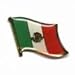 SUPERDAVES SUPERSTORE Mexico Country Flag Small Metal Lapel Pin Badge ... 3/4 X 3/4 Inches ... New