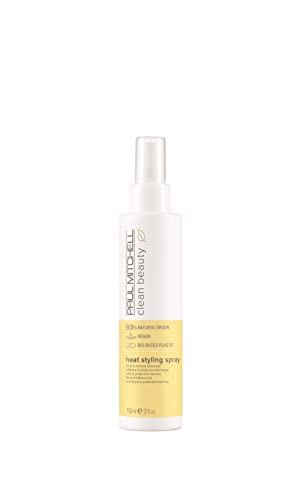Paul Mitchell Clean Beauty Heat Styling Spray, Shine & Thermal Protection, For All Hair Types That Heat Style, 5.1 Fl. Oz. #TOP6