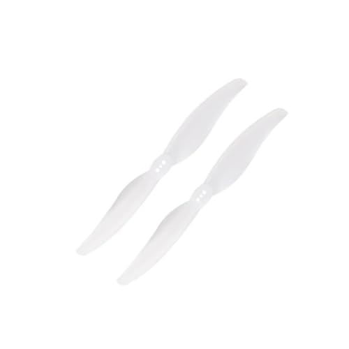 Hélice drone 5126 renforcée 5 pouces blanche pour propulsion FPV longue portée (12 pièces)