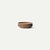 MORA Small Plates Set of 4, 6.5 inch Ceramic Pottery Dessert Plates - Microwave, Oven and Dishwasher Safe - Terracotta
