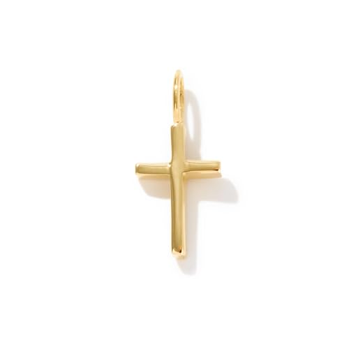 Gelin 14k Solid Gold Cross Charm Pendant