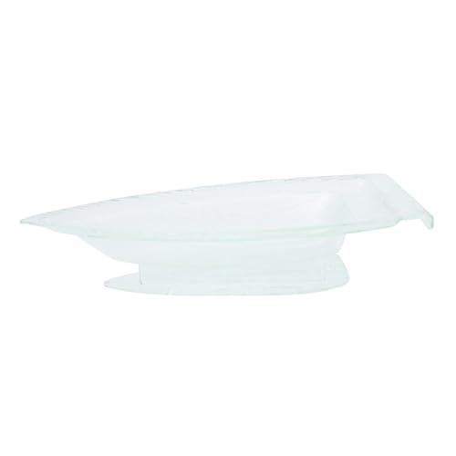 Plato para sushi en forma de barco acrílico 39x19x5 cm miniatura 1