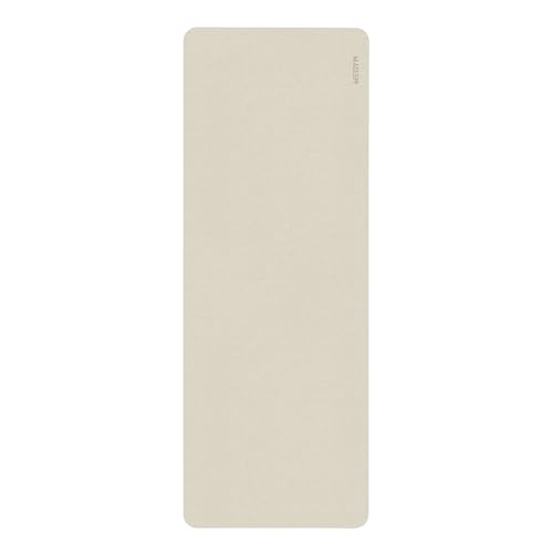 WeGym Yoga Mat 4mm Cushioned Exercise Mat for Yoga Pilates Home Workouts - Anti Slip Quick Absorb Polyurethane or Suede Surface with Carrying Strap Polyurethane Sandstone