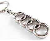 Audi 3D Emblem Keyring Key Chain. Quattro RS4 RS6 Q7