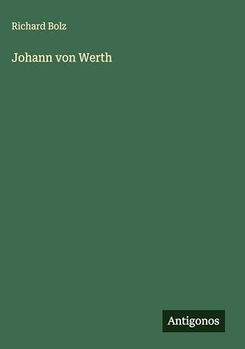 Johann von Werth [German] 3386419917 Book Cover