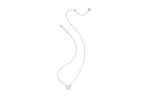 Kendra Scott Womens Heart Letter C Short Pendant Necklace Silver Ivory Mother Of Pearl One Size One Size3