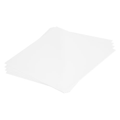 MECCANIXITY ABS Plastic Sheet 8 Inch x 8 Inch x 0.02 Inch ABS Styrene Sheets for Building Model DIY Crafts Panel White 4 Pcs