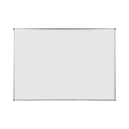 Pizarra blanca esmaltada de 105 x 75 cm ideal para organizar la oficina moderna y el hogar
