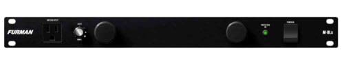 Furman M-8Lx Standard Level Power Conditioning, 15 Amp, 9 Outlets with Wall Wart Spacing, Pullout Lights - Image 2