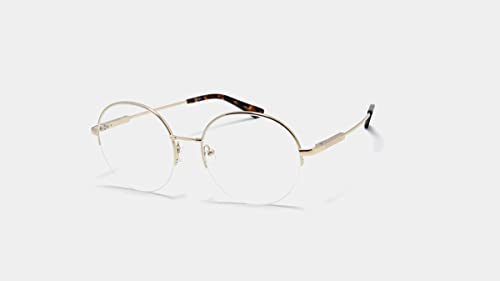 Óculos Armação Unissex Geek Redondo Round Nylon Titanium Jc-9274 (Dourado)