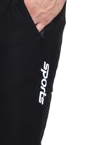 Image of Track Pant for Men - Polycotton Joggers, Gym Pants & Lowers for Men with Adjustable Waist, Moisture-Wicking Fabric & Pockets - Cargo & Ideal Sports Pajamas for Workout & Casual Wear