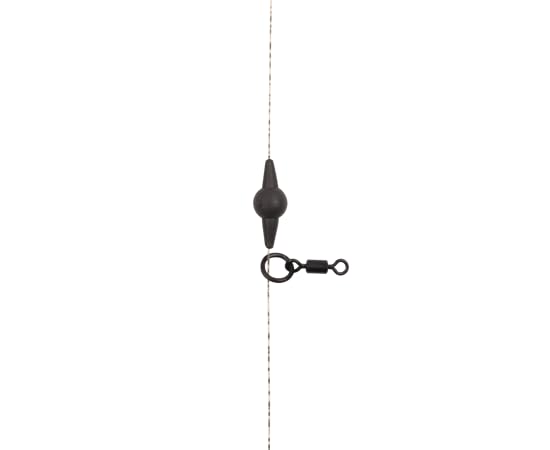 Avid Carp Outline Tungsten Naked Heli Beads | Carp Fishing | Tungsten Tapered Sleeves and Beads for Making Naked Helicopter Rigs | 6 Beads & 6 Sleeves | Wire Threader | Code A0640134