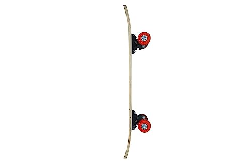 Image of Portable Handheld Lightweight Skateboard 24 inchX 6 inch Light Flashing 4 Wheels Mini Cruiser Skateboard, Beginners Longboard Suitable for Kids, Age (5-9 Years) (Spider Man Print)