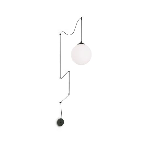 Suspension noire BOA SP1 NERO Ideal Lux plafonnier salon salle à manger