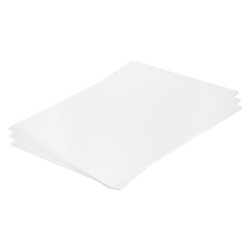MECCANIXITY ABS Plastic Sheet 16 x 12 x 0.2 Inch ABS Styrene Sheets for Building Model DIY Crafts Panel White 3 Pcs