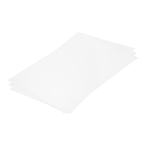 MECCANIXITY ABS Plastic Sheet 12 x 8 x 0.04 Inch ABS Styrene Sheets for Building Model DIY Crafts Panel White 3 Pcs