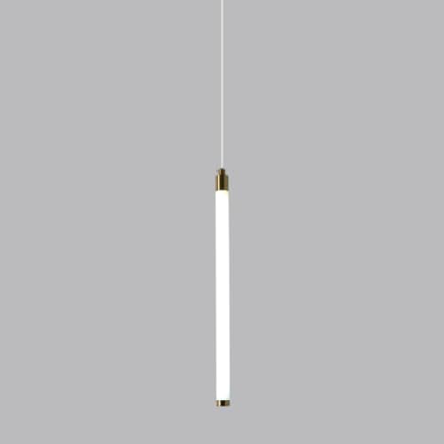 Modern Mini Lights for Kitchen Island Long Strip Led Linear Lighting Bard Minimalist Small Chandelier for High Ceiling Staircase Dining Table Bedroom Farmhouse/White Light/H:30Cm