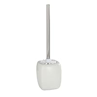 WENKO 20025100 Portaspazzolino WC Faro – Design Moderno In Ceramica Grigia - 2