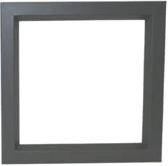 Steel Frame ONLY (Glass NOT Included) for a Commercial Door (8 x 32, Grey)