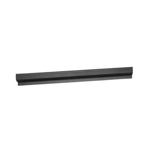 Generic Takeaway Order Holder Bill Orders Ticket Holder Easy to Install Multiuse Ticket Rail Check Rack for Catering Household Cafes, Black 60cm