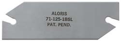 Aloris 71-125-1BSL #71 Self-Lock Throwaway Insert Blade for AXA, BXA, CXA