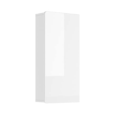 Vicco Hängeschrank Badschrank Badezimmerschrank Izan Weiß Badmöbel Fächer Ablage Cover