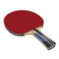 Close-up of the Decathlon Pongori TTR 500 Table Tennis Bat handle and rubber