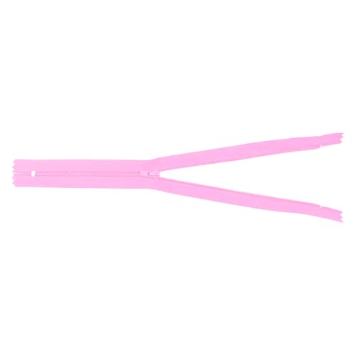 Image of Mandala Crafts 60 PCs Pink Closed-End 22 Inches Nylon Zippers for Sewing