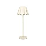 BRANDANI Lampada Led Touch Ondina Avorio Metal 36cm
