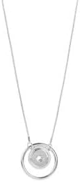 Ginger Snaps Cloud Nine Necklace, 28-inch Length, Rhodium Plated, Women, Jewelry and Accessories