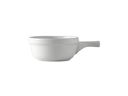 Tuxton China BWS-1202 French Casserole Dish, 12 oz., 7-7/8