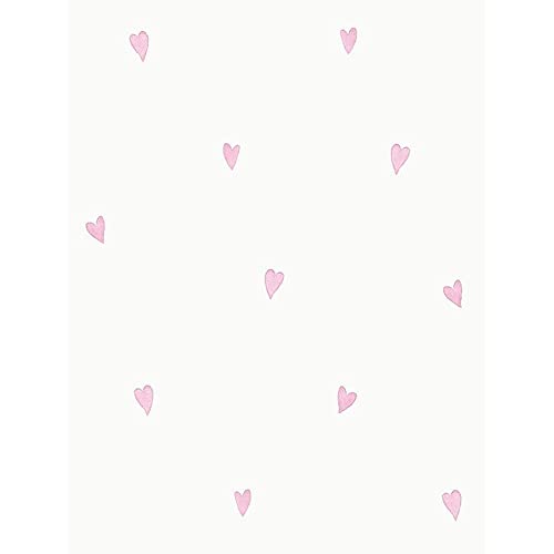 Holden Decor Make Believe Love Hearts Pink Wallpaper 12581 - Kids Childrens