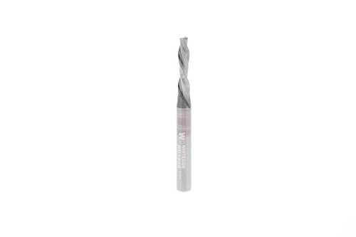 Whiteside Router Bits RD1800 Standard Spiral Bit with Down Cut Solid Carbide 3/16-Inch Cutting Diameter and 3/4-Inch Cutting Length
