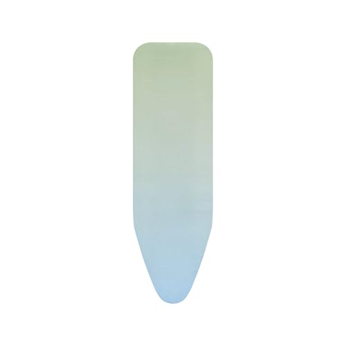Brabantia Bügelbrettbezug B 124 x 38 cm – Soothing Sea | Oberschicht 100% Baumwolle, 2 mm Schaumstoffpolsterung | Perfekt für Bügelbretter der Größe B | Langlebig, waschbar, leicht aufzuziehen