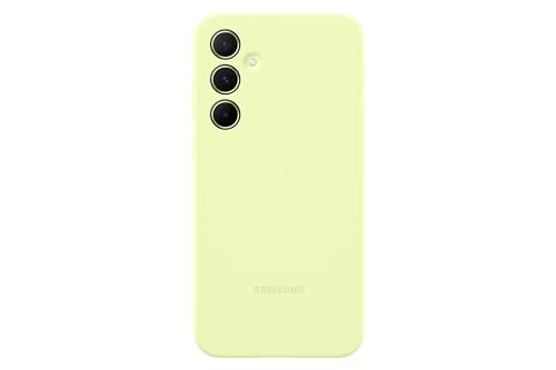 Image of Samsung Silicone Smartphone Case EF-PA556 for Galaxy A55 5G Slim Design Lime