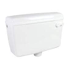 New Trend Toilet Flush Tank Slim and Stylish Single Flush Tank Flushing Cistern 10 Liters Capacity PVC (Antique Quality-White) (Pack of 1)