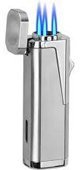 Vector Urbano High Polish Chrome Triple Torch Cigar Lighter
