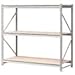 Global Industrial Extra High Capacity Bulk Rack With Wood Decking, Starter Unit, 72
