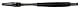 Bahco Schraubenschlüssel Rollgabelschlüssel, Kunststoff Griff, Backenweite 46.5mm, / Länge 270 mm